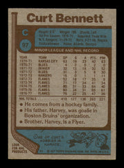 Curt Bennett Autographed 1977-78 Topps Card #97 Atlanta Flames SKU #251362