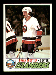 Bryan Trottier Autographed 1977-78 Topps Card #105 New York Islanders SKU #251364