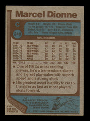 Marcel Dionne Autographed 1977-78 Topps Card #240 Los Angeles Kings SKU #251372