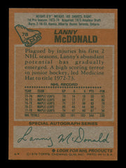 Lanny McDonald Autographed 1978-79 Topps Card #78 Toronto Maple Leafs SKU #251378