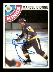 Marcel Dionne Autographed 1978-79 Topps Card #120 Los Angeles Kings SKU #251386