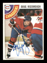 Doug Risebrough Autographed 1978-79 Topps Card #249 Montreal Canadiens SKU #251401