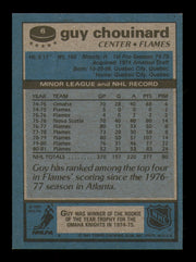 Guy Chouinard Autographed 1981-82 Topps Card #6 Calgary Flames SKU #251406