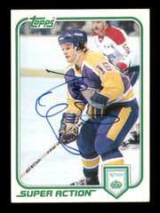 Marcel Dionne Autographed 1981-82 Topps Card #125 Los Angeles Kings SKU #251422