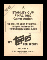 Ken Morrow Autographed 1982-83 Topps Stickers Card #5 New York Islanders SKU #251428