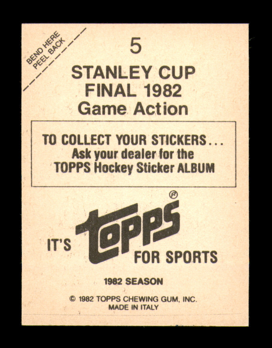 Ken Morrow Autographed 1982-83 Topps Stickers Card #5 New York Islanders SKU #251428