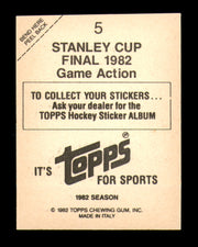 Ken Morrow Autographed 1982-83 Topps Stickers Card #5 New York Islanders SKU #251429