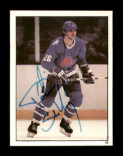 Peter Stastny Autographed 1982-83 Topps Stickers Card #15 Quebec Nordiques SKU #251431