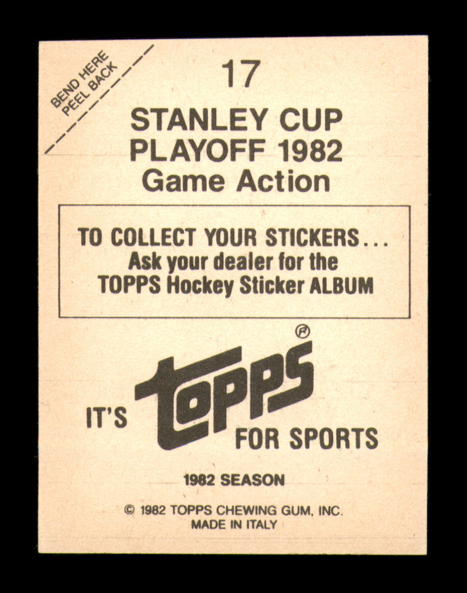 Wayne Merrick Autographed 1982-83 Topps Stickers Card #17 New York Islanders SKU #251433