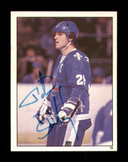 Peter Stastny Autographed 1982-83 Topps Stickers Card #19 Quebec Nordiques SKU #251434