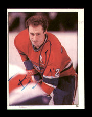 Bob Gainey Autographed 1982-83 Topps Stickers Card #36 Montreal Canadiens SKU #251439