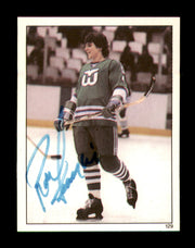 Ron Francis Autographed 1982-83 Topps Stickers Card #129 Hartford Whalers SKU #251449