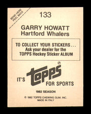 Garry Howatt Autographed 1982-83 Topps Stickers Card #133 Hartford Whalers SKU #251452