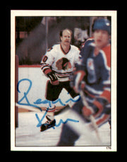 Reg Kerr Autographed 1982-83 Topps Stickers Card #176 Chicago Blackhawks SKU #251455