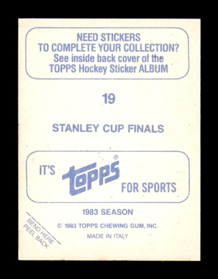 Jari Kurri Autographed 1983-84 Topps Stickers Card #19 Edmonton Oilers SKU #251473