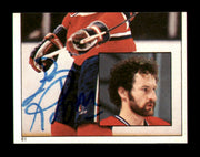 Larry Robinson Autographed 1983-84 Topps Stickers Card #61 Montreal Canadiens SKU #251485