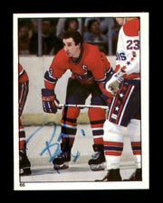 Bob Gainey Autographed 1983-84 Topps Stickers Card #66 Montreal Canadiens SKU #251486