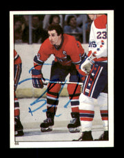 Bob Gainey Autographed 1983-84 Topps Stickers Card #66 Montreal Canadiens SKU #251490