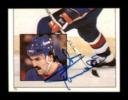 John Tonelli Autographed 1983-84 Topps Stickers Card #75 New York Islanders SKU #251495