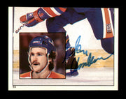 Glenn Anderson Autographed 1983-84 Topps Stickers Card #93 Edmonton Oilers SKU #251500