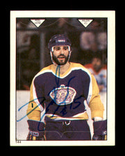 Daryl Evans Autographed 1983-84 O-Pee-Chee Stickers Rookie Card #144 Los Angeles Kings SKU #251512
