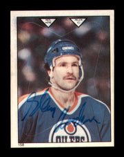 Glenn Anderson Autographed 1983-84 O-Pee-Chee Stickers Card #158 Edmonton Oilers SKU #251516