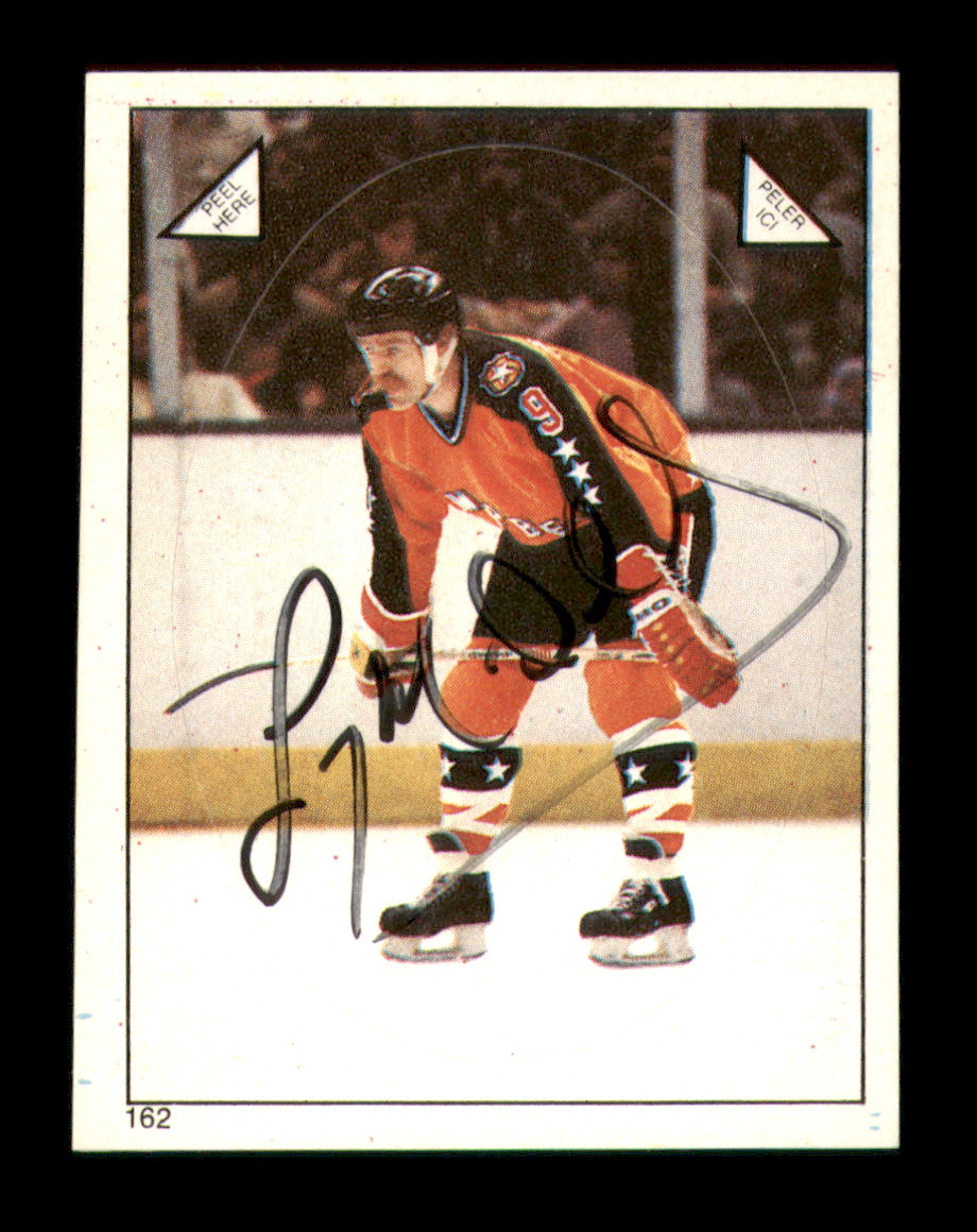Lanny McDonald Autographed 1983-84 O-Pee-Chee Stickers Card #162 Calgary Flames SKU #251519
