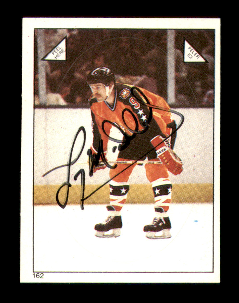 Lanny McDonald Autographed 1983-84 O-Pee-Chee Stickers Card #162 Calgary Flames SKU #251520