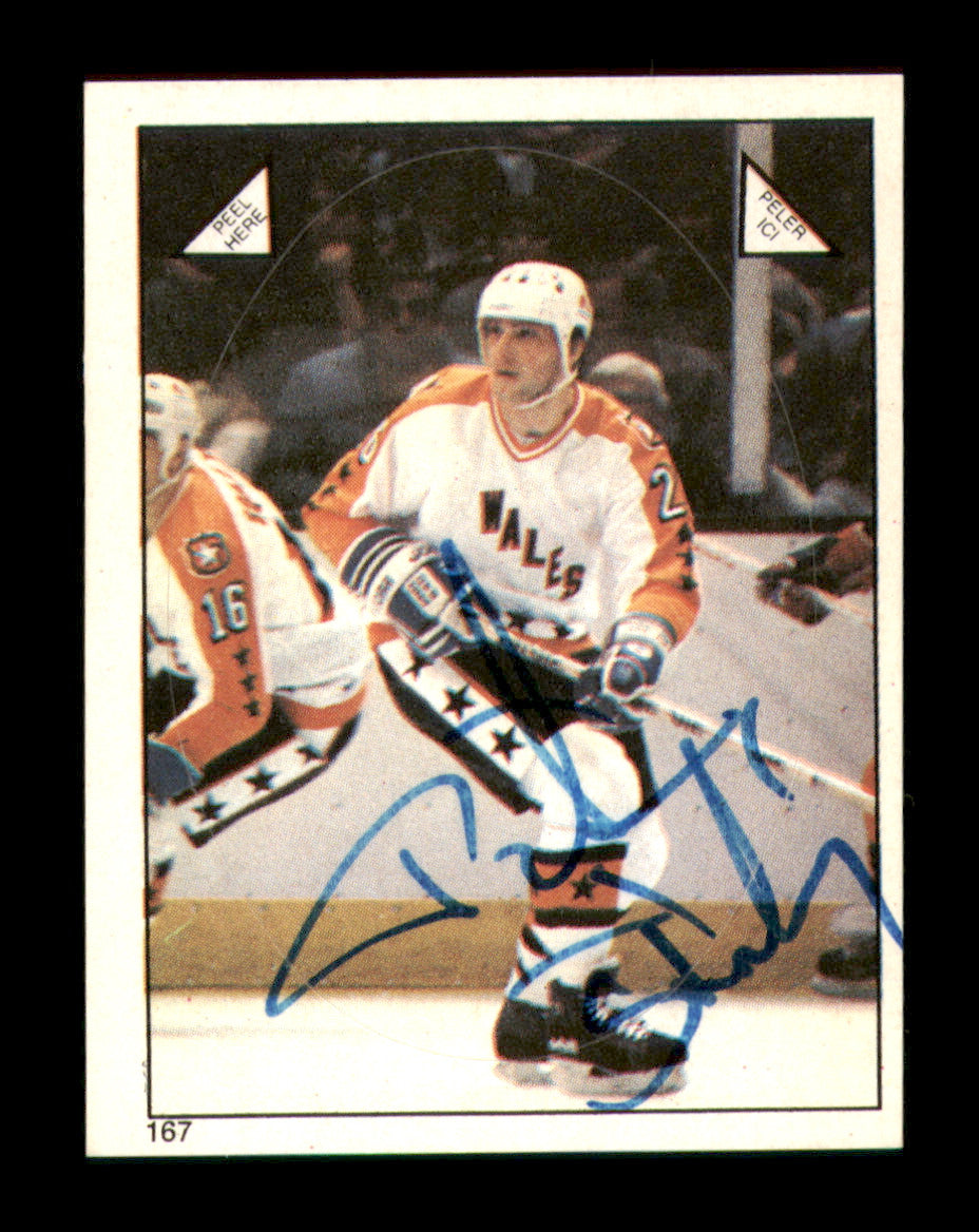 Peter Stastny Autographed 1983-84 O-Pee-Chee Stickers Card #167 Quebec Nordiques SKU #251521