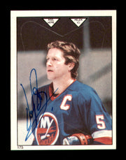 Denis Potvin Autographed 1983-84 O-Pee-Chee Stickers Card #175 New York Islanders SKU #251531