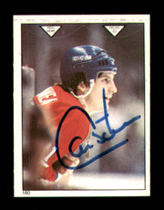 Guy Carbonneau Autographed 1983-84 O-Pee-Chee Stickers Card #180 Montreal Canadiens SKU #251536