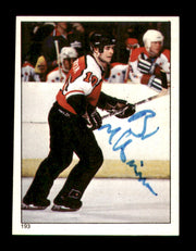 Brad McCrimmon Autographed 1983-84 Topps Stickers Card #193 Philadelphia Flyers SKU #251543