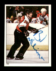 Brad McCrimmon Autographed 1983-84 Topps Stickers Card #193 Philadelphia Flyers SKU #251546