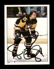 Randy Carlyle Autographed 1983-84 Topps Stickers Card #227 Pittsburgh Penguins SKU #251554