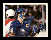 Gil Gilbert Perreault Autographed 1983-84 Topps Stickers Card #240 Buffalo Sabres SKU #251558