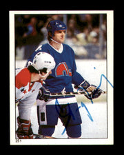 Marian Stastny Autographed 1983-84 Topps Stickers Card #251 Quebec Nordiques SKU #251560