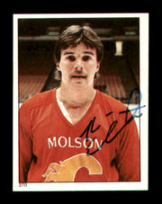 Kari Eloranta Autographed 1983-84 Topps Stickers Rookie Card #270 Calgary Flames SKU #251577