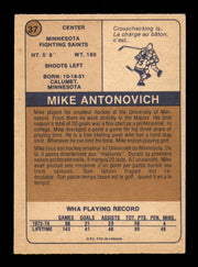 Mike Antonovich Autographed 1974-75 O-Pee-Chee WHA Card #37 Minnesota Fighting Saints SKU #251632