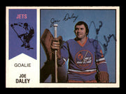Joe Daley Autographed 1974-75 O-Pee-Chee WHA Card #38 Winnipeg Jets SKU #251633