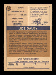 Joe Daley Autographed 1974-75 O-Pee-Chee WHA Card #38 Winnipeg Jets SKU #251633