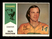 Ralph Backstrom Autographed 1974-75 O-Pee-Chee WHA Card #47 Chicago Cougars SKU #251637
