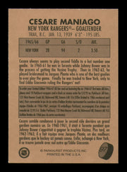 Cesare Maniago Autographed 1995-96 Parkhurst Card #97 New York Rangers SKU #251649