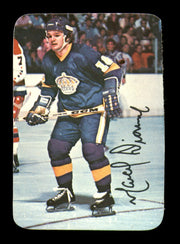 Marcel Dionne Autographed 1976-77 Topps Glossy Card #4 Los Angeles Kings (Signed on Back) SKU #251657