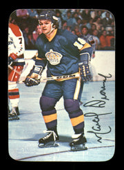Marcel Dionne Autographed 1976-77 Topps Glossy Card #4 Los Angeles Kings (Signed on Back) SKU #251661