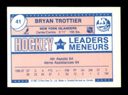 Bryan Trottier Autographed 1987-88 O-Pee-Chee Minis Card #41 New York Islanders SKU #251674