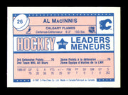Al MacInnis Autographed 1987-88 O-Pee-Chee Minis Card #26 Calgary Flames SKU #251708