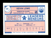 Kevin Lowe Autographed 1987-88 O-Pee-Chee Minis Card #25 Edmonton Oilers SKU #251714
