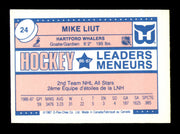 Mike Liut Autographed 1987-88 O-Pee-Chee Minis Card #24 Hartford Whalers SKU #251716