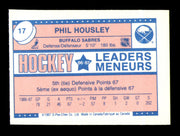 Phil Housley Autographed 1987-88 O-Pee-Chee Minis Card #17 Buffalo Sabres SKU #251725