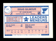 Doug Gilmour Autographed 1987-88 O-Pee-Chee Minis Card #11 St. Louis Blues SKU #251726